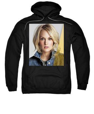 Guiping Carrie Underwood Storyteller Teen Hooded Sweate Sweatshirt Black 
